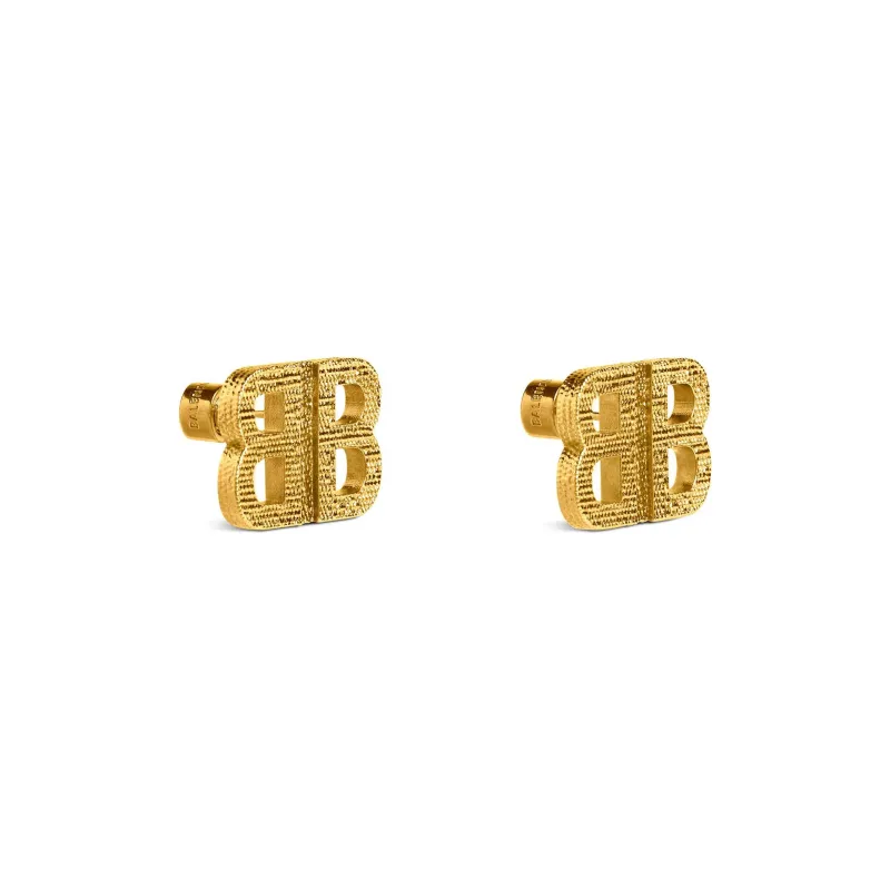 Balenciaga Brass Earrings Women's Gold-1