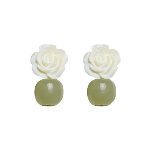 Gramda Hetian Jade Hetian Jade Earrings Women's