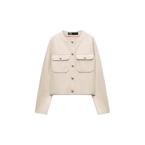 ZARA Jackets Women's Light Camel