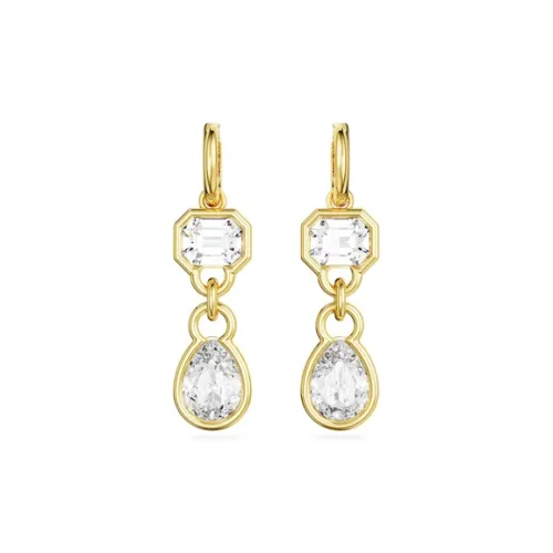 Swarovski Dextera Earrings Women's Gold/White