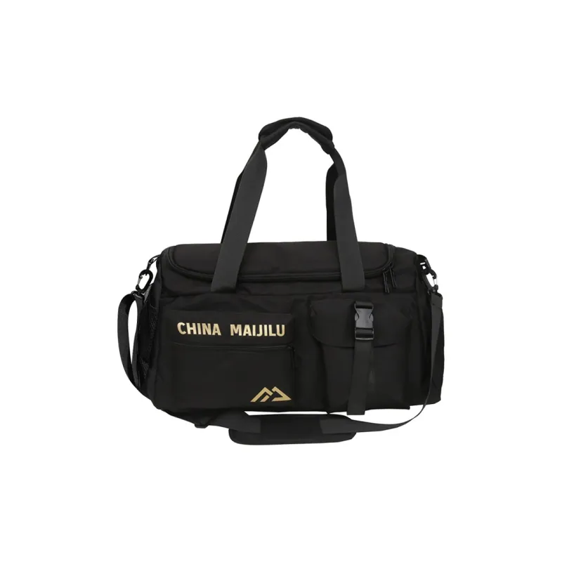 SWIMADE Nylon Travel Bag, Gym Bag, Luggage Bag, Handbag Regular Unisex Black/Gray/Yellow/Orange-5