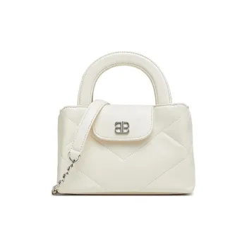 Tata Artificial Leather Crossbody One Shoulder Handbag Women's Beige