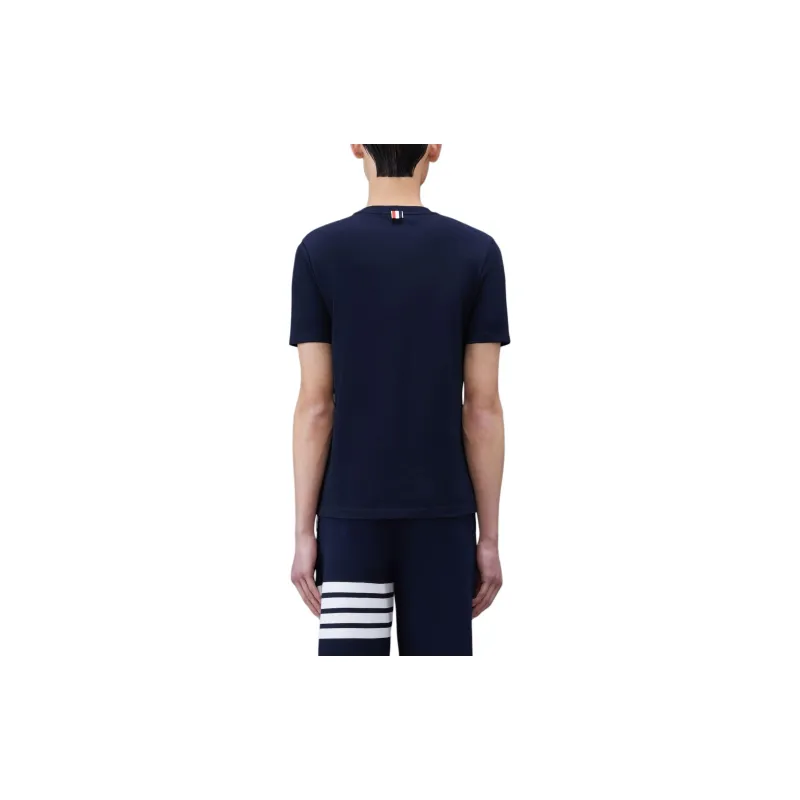 THOM BROWNE Classic Pique 4 Bar T Shirt-3