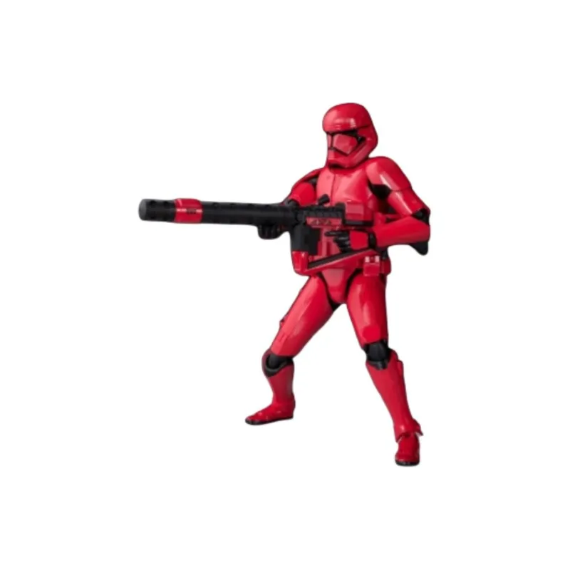 BANDAI Star Wars Characters Bandai SHF Star Wars 9 Rise Of Skywalker Sith Stormtrooper Action Figure 15cm Scale Figures-3