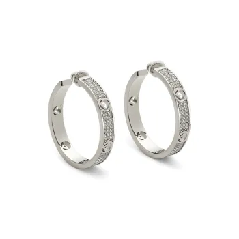 FENDI Earrings Women's Silver