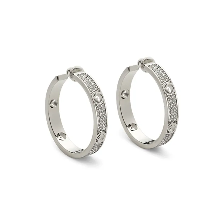 FENDI Earrings Women's Silver-0