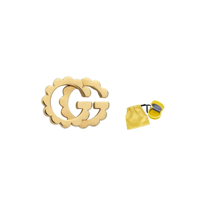 GUCCI GG Running Earrings Women's Gold-0