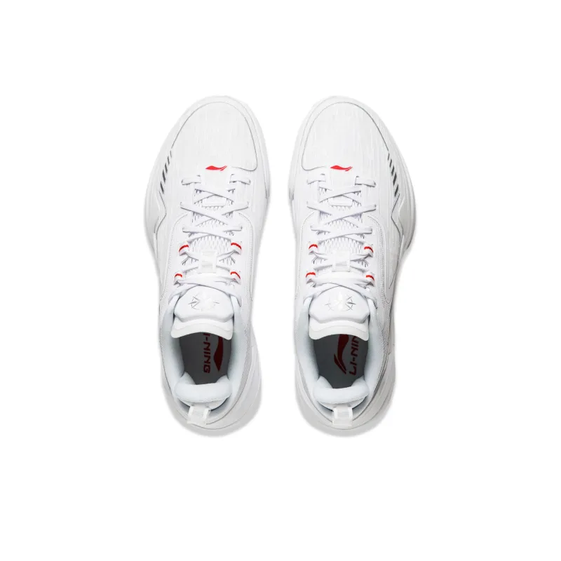 LINING Liren Assassin 1 Basketball Shoes Men Low Top Standard White-4