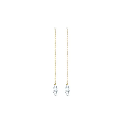 Swarovski Earrings Women's White/Gold Plated