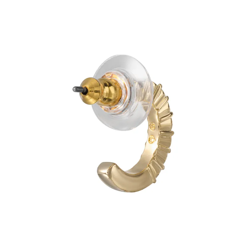 Swarovski Faux Crystal Earrings Women's Gold-3