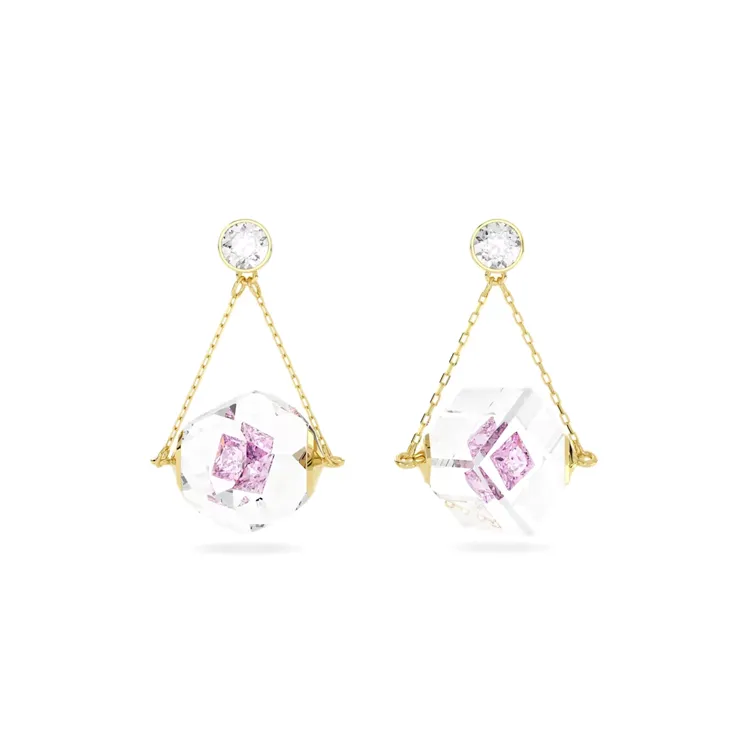 Swarovski Curiosa Asymmetric Drop Earrings-0