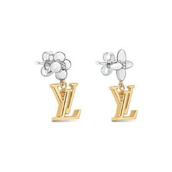 LOUIS VUITTON Lv Iconic Flower Earrings