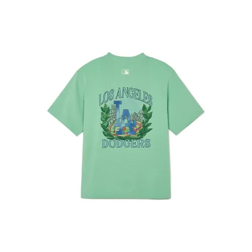 MLB Los Angeles Dodgers T-Shirts Unisex Linen Green