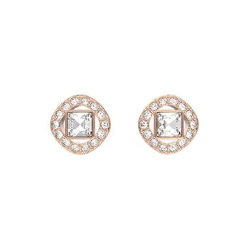 Swarovski Alloy Earrings Women's Rose Gold
