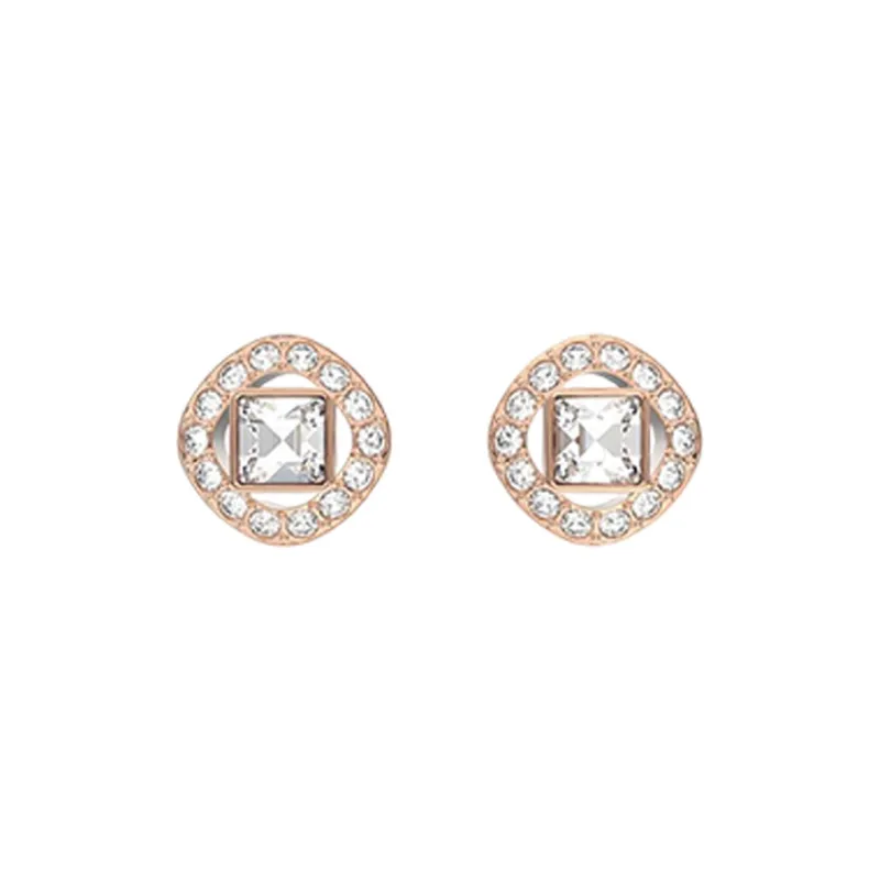 Swarovski Alloy Earrings Women's Rose Gold-0