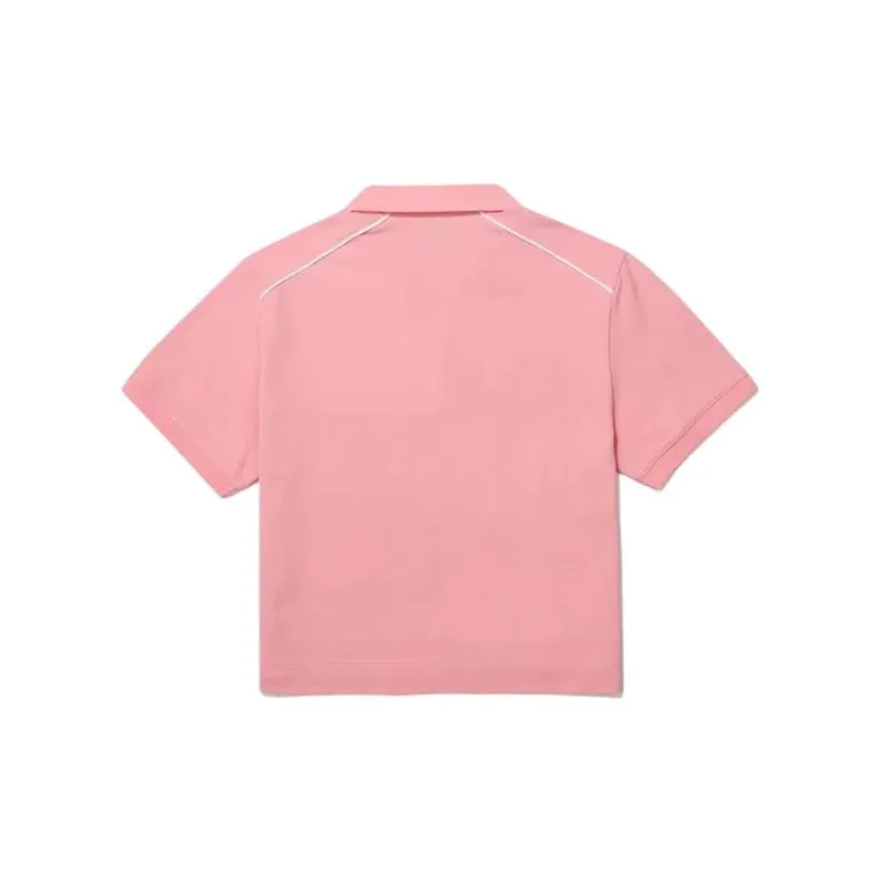 FILA Short Sleeved T Shirts Women's Bright Pink-1