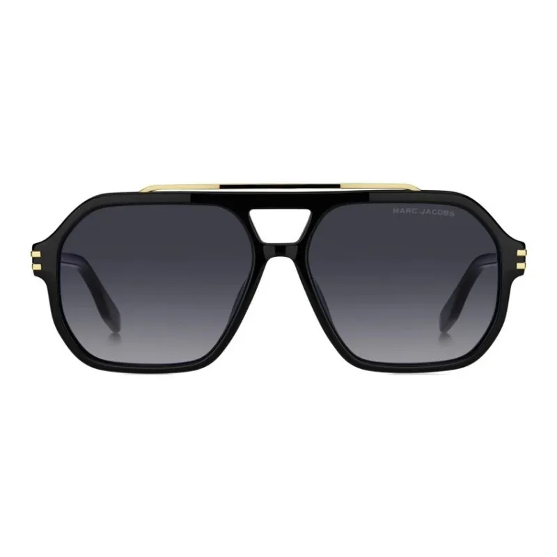 MARC JACOBS 753S Logo-Engraved Navigator-Frame Sunglasses-1
