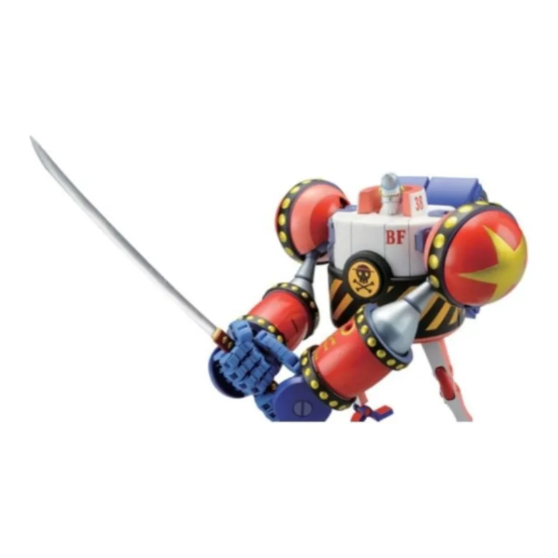 BANDAI Ichibansho One Piece Anniversary General Franky Figure Red Figure Red-3