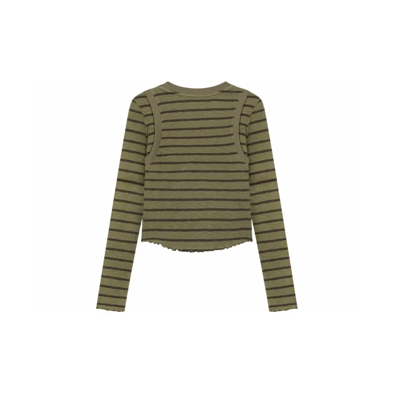 CHUU T Shirts Women's Army Green-1