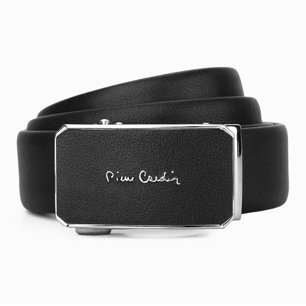 PIERRE CARDIN Top Grain Cow Leather Belts Men's 3.5CM-0