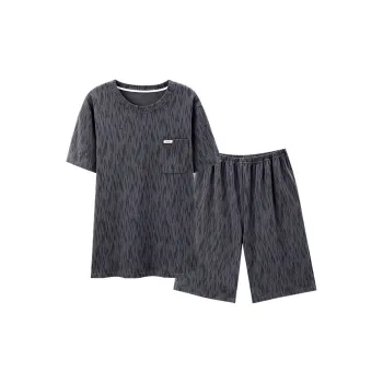 Follow The United States Pajama Set Men's Dark Gray