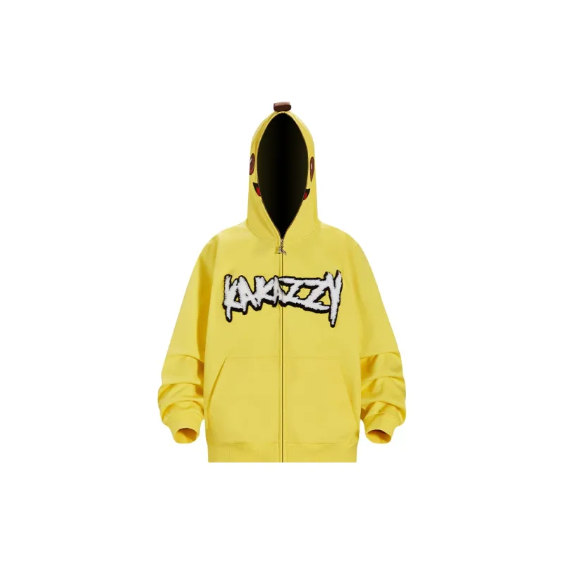 KAKAZZY Sweatshirts Unisex Yellow-1