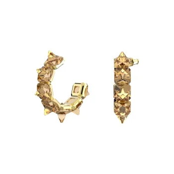 Swarovski Matrix Earrings Women's Gold
