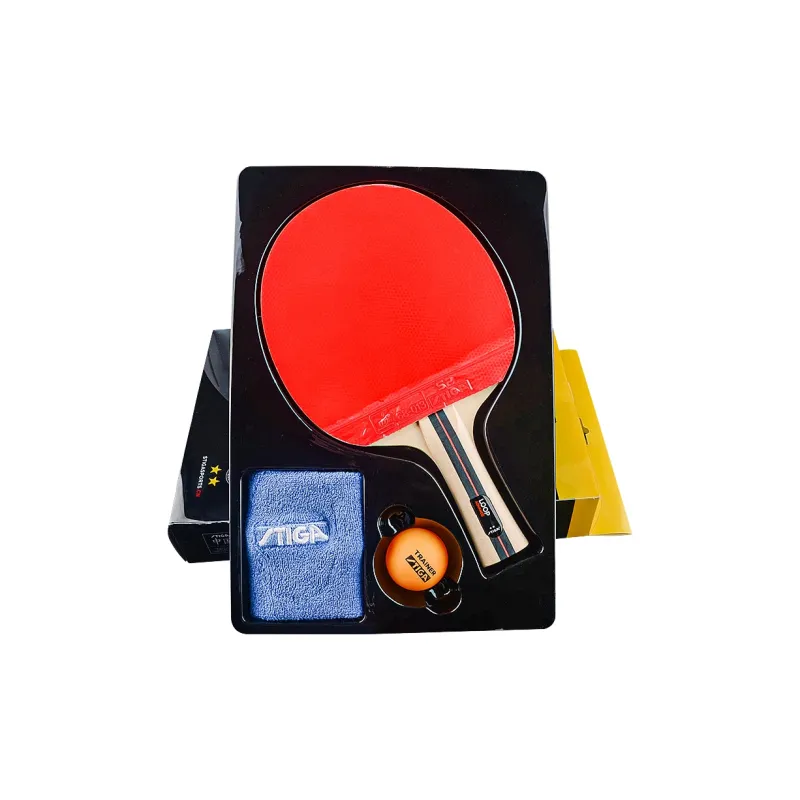 Stiga Ping Pong Paddles Unisex Pure Wood Black/Red-5