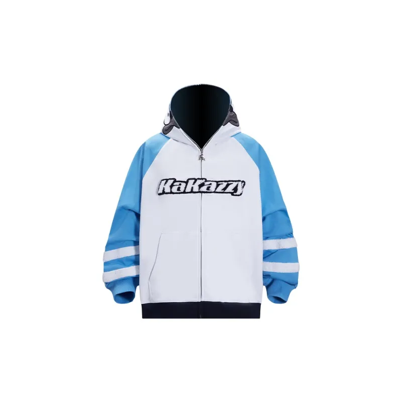 KAKAZZY Sweatshirts Unisex Blue-3