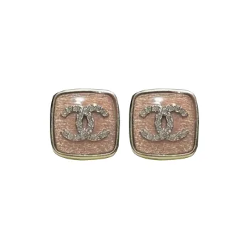 CHANEL Earrings Unisex Pink