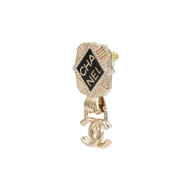 CHANEL Earrings Women's Gold-1