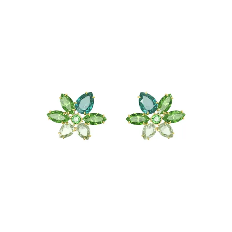 Swarovski Gema Flower Stud Earrings-0