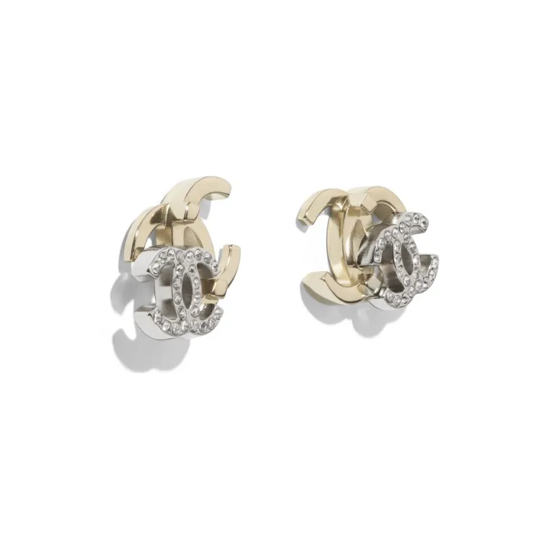 CHANEL Interlocking Earrings-1