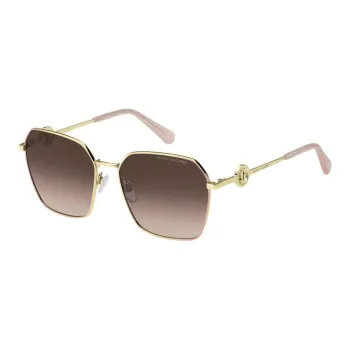 MARC JACOBS Metal Square Sunglasses Women's Gold