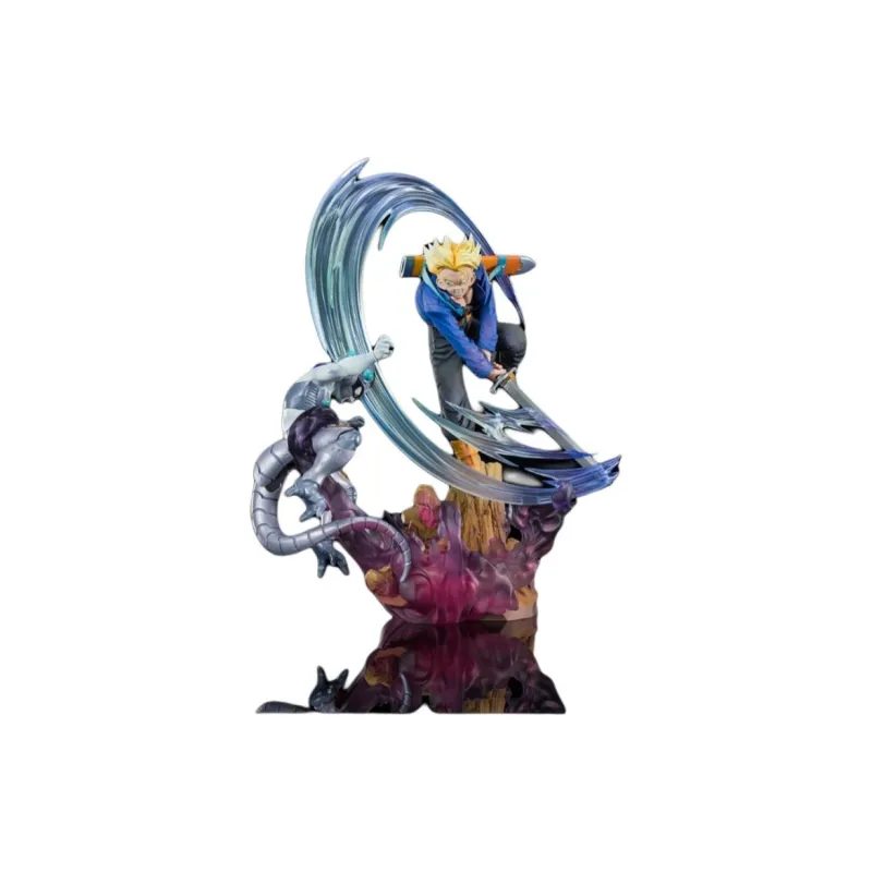 BANDAI Trunks Bandai Figurarts Zero  Ultra Battle Dragon Ball Z Super Saiyan Second Super Saiyan Scale Figures 28cm-2