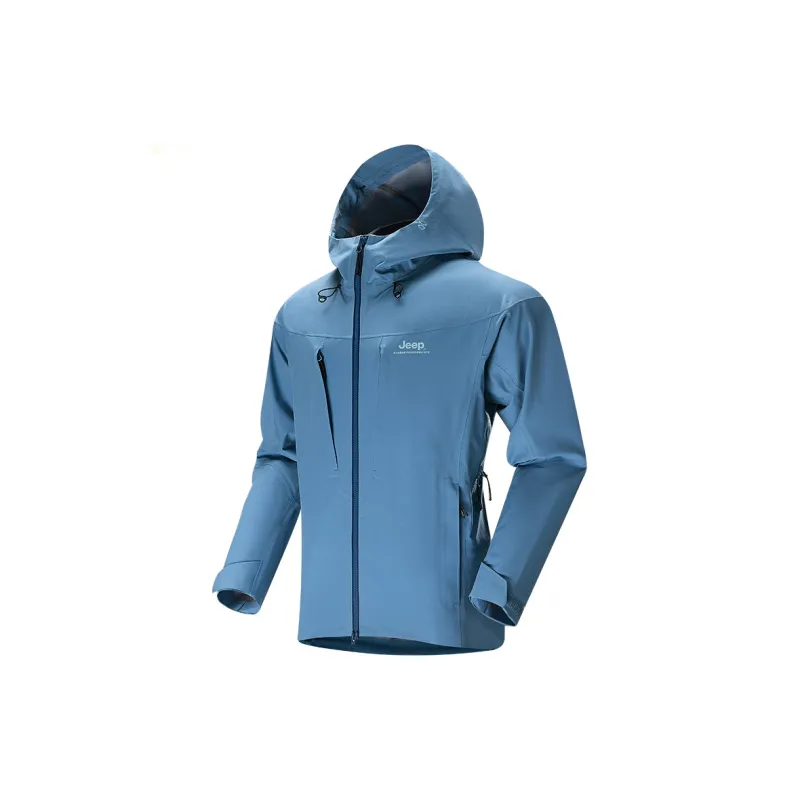 Jeep Waterproof And Windproof Windbreaker Jacket Men's-1