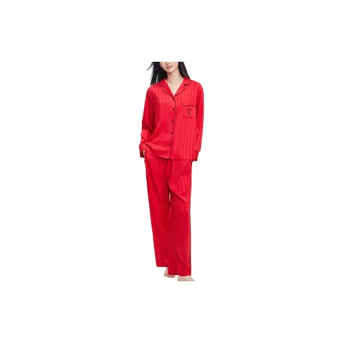Victoria's Secret Pajama Set Women's True Red