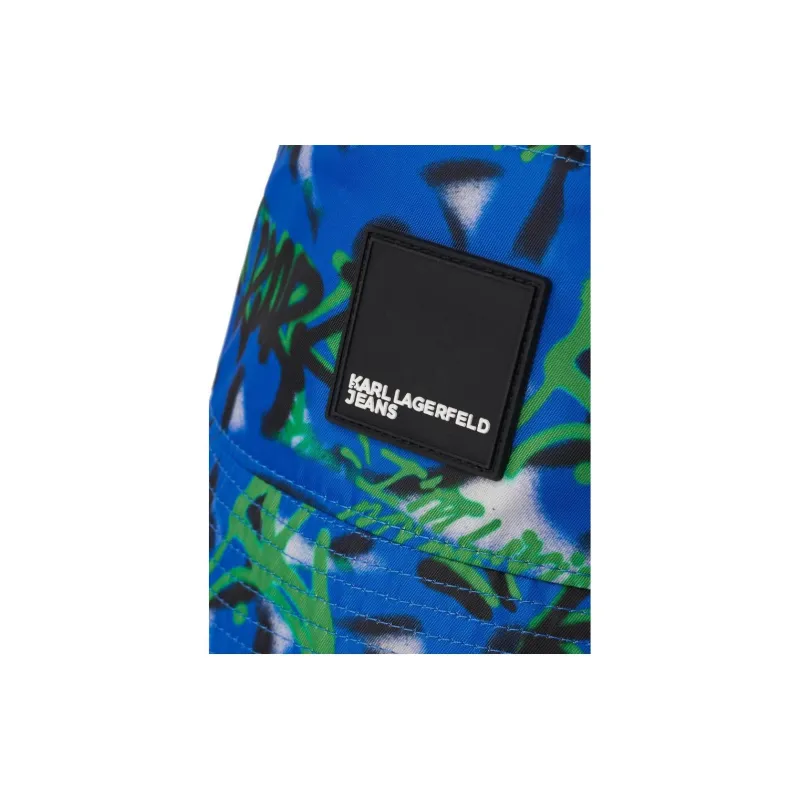 KARL LAGERFELD Jeans X Crapule2000 Graffiti-print Bucket Hat-2