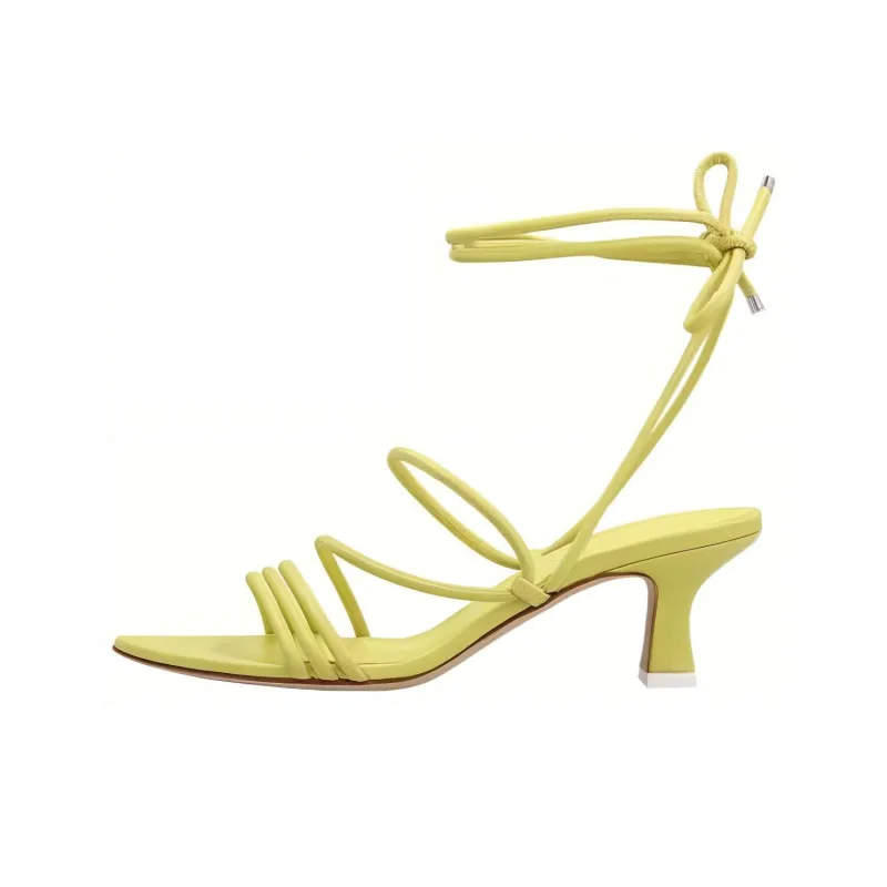 3JUIN 60mm Ankle Tie fastening Sandals Women's-0