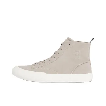 Tommy Hilfiger Wear-Resistant High-Top Skateboard Shoes Men's Dusty Pink