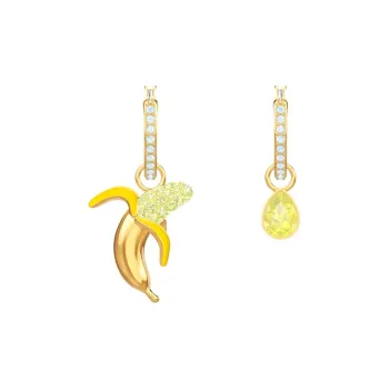 Swarovski No Regrets Earrings Women's Gold Plated