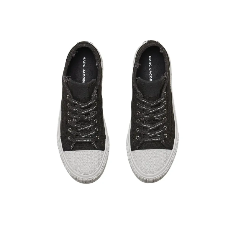 MARC JACOBS Distressed Canvas Sneakers-2