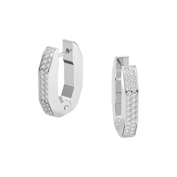 Swarovski Dextera Octagonal Hoop Earrings