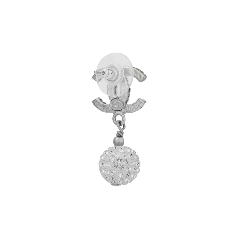 CHANEL 22c Early Spring Earrings Women's Silver-2