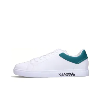 EMPORIO ARMANI Low Top Skateboard Shoes Men's White