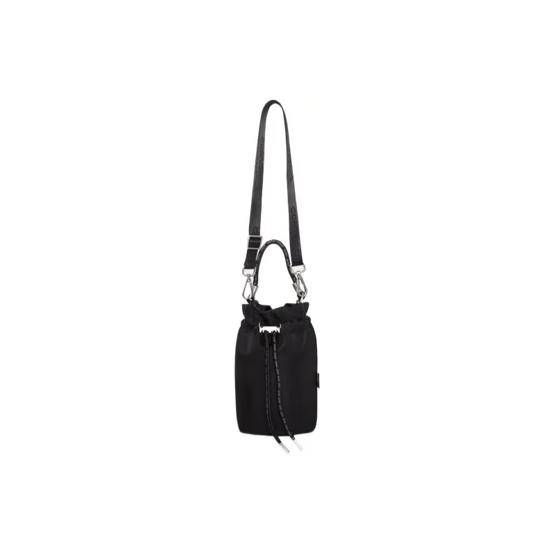 Converse Polyamide Bucket Bag Portable Crossbody Bag Shoulder Bag Unisex Black-0