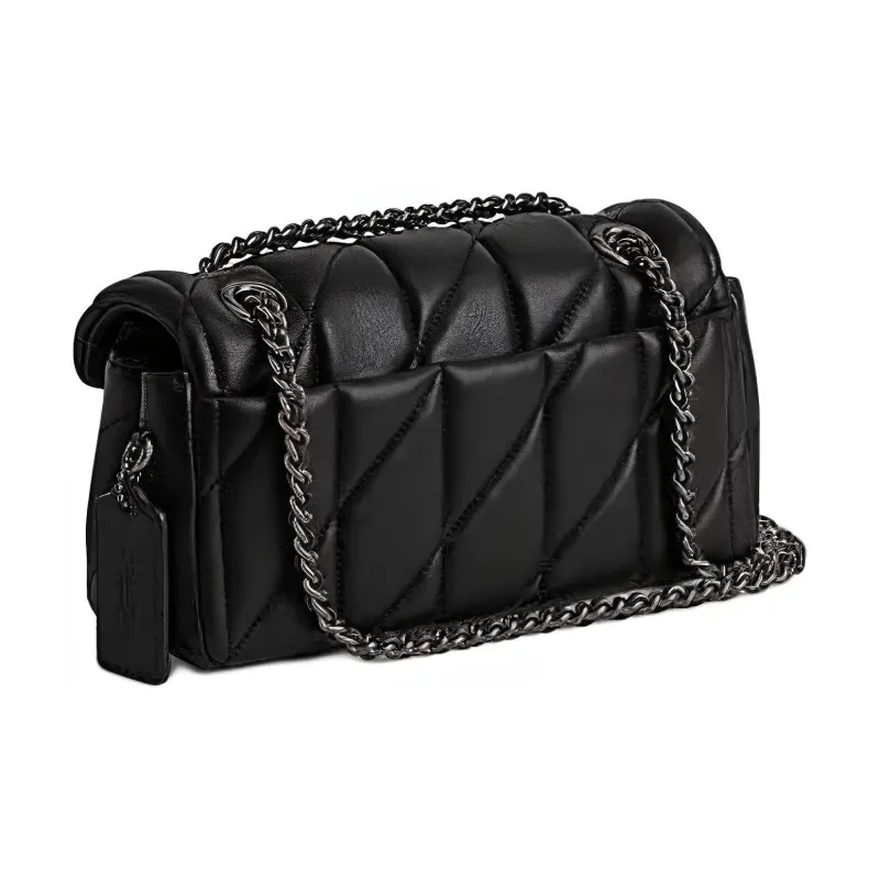 COACH Tabby Sheepskin Handbag Shoulder Bag Women's Black-1