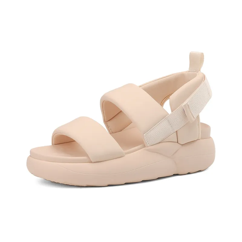 JOSINY Roman Sandals 5.5cm Women's Ecru/Light Pink-6