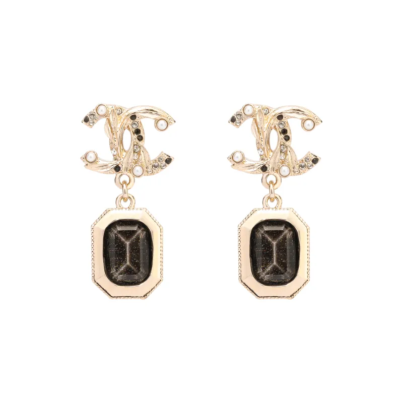 CHANEL 18K Rose Gold Earrings Women's Rose Gold-0