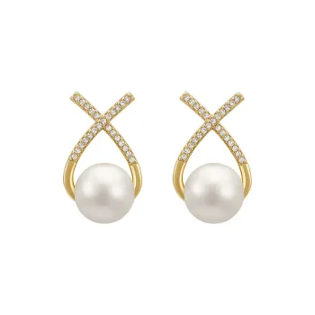 PIARA Faux Pearl Earrings Women's
